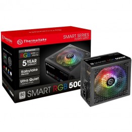 Sursa desktop Thermaltake Smart RGB , 500 W , Certificata 80 Plus , Single Rail